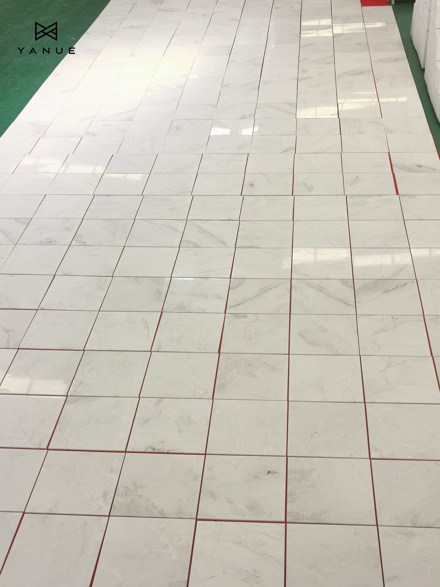 Tile Marble -Applicable to wall and floor-Customized- Calacatta-Warm white