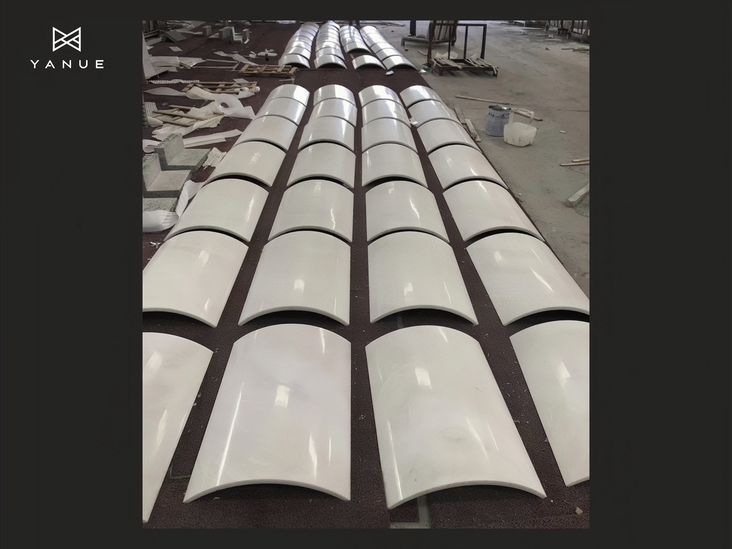 project-column- Natural stone -Special shape, arc shape-Indoor and outdoor decoration -Customized-Design