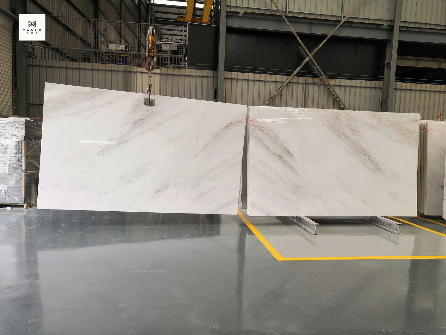 Quarry-White marble -Natural calacatta-With brown Veins -Polished Slabs -Warm marble-Villa Interior Decoration-Countertops-walls-floors-Background walls-unique marble