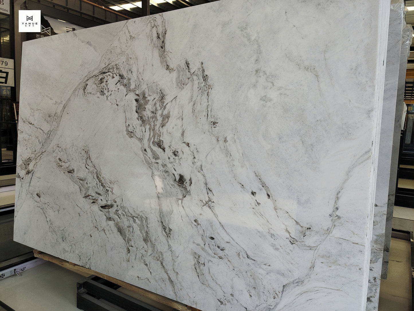 Quarry-White marble -Natural calacatta-With brown Veins -Polished Slabs -Warm marble-Villa Interior Decoration-Countertops-walls-floors-Background walls-unique marble