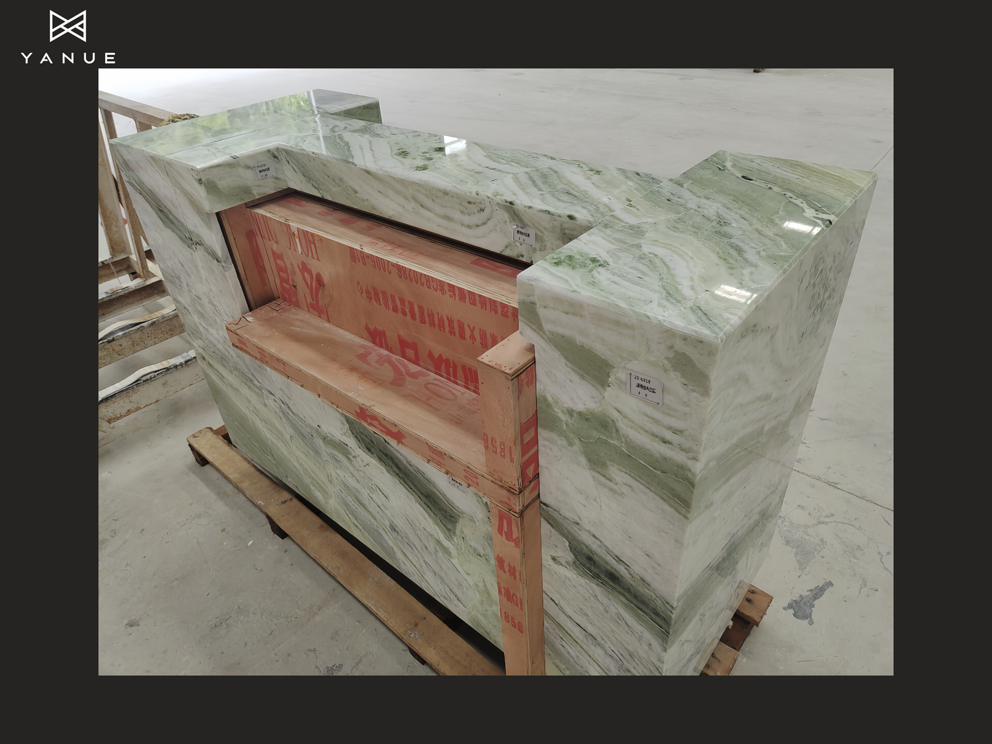 project-countertops -Natural stone - Cabinet- Green - for kitchen and fine dining bar counters - Customized-Design