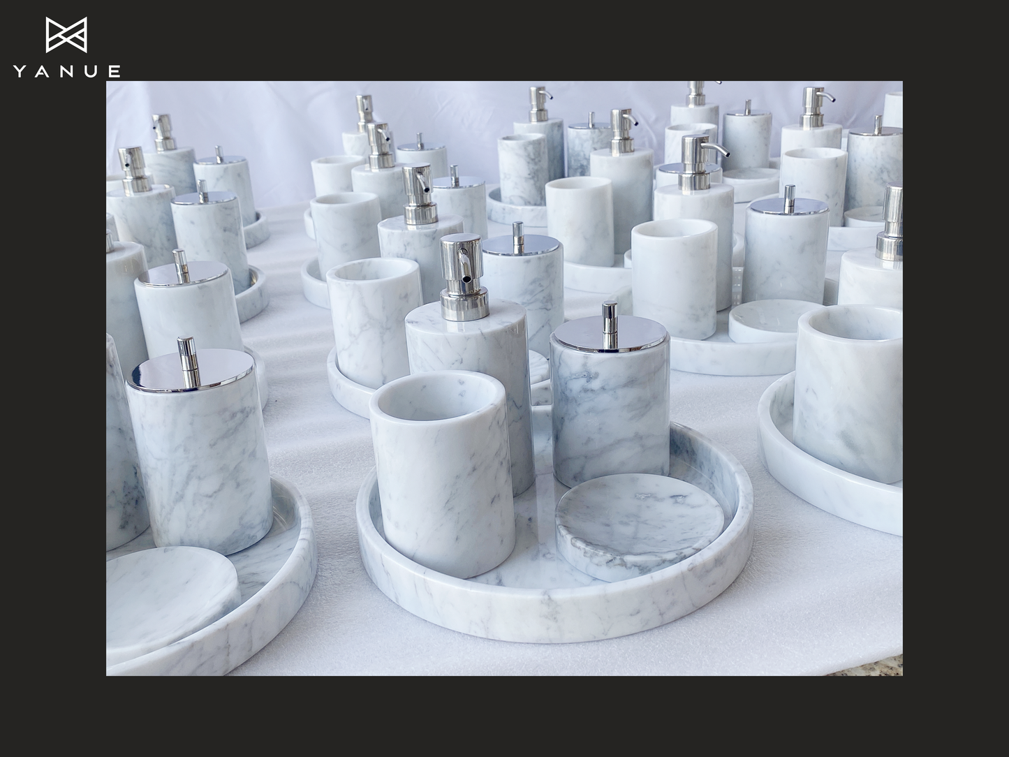 Crafts-Toiletries-Calacatta-Natural Stone-High-end Customization-Suitable for Hotel Villas