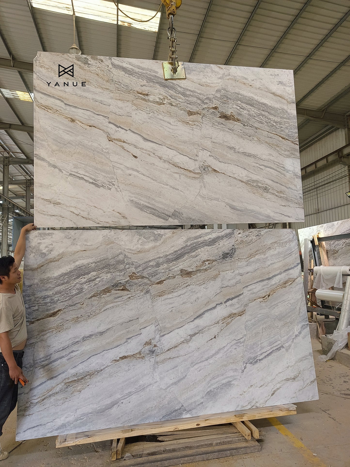 Quarry-White marble -calacatta-azure-With grey blue Veins -Polished Slabs -Warm marble-Villa Interior Decoration-Countertops-walls-floors-Background walls-unique marble