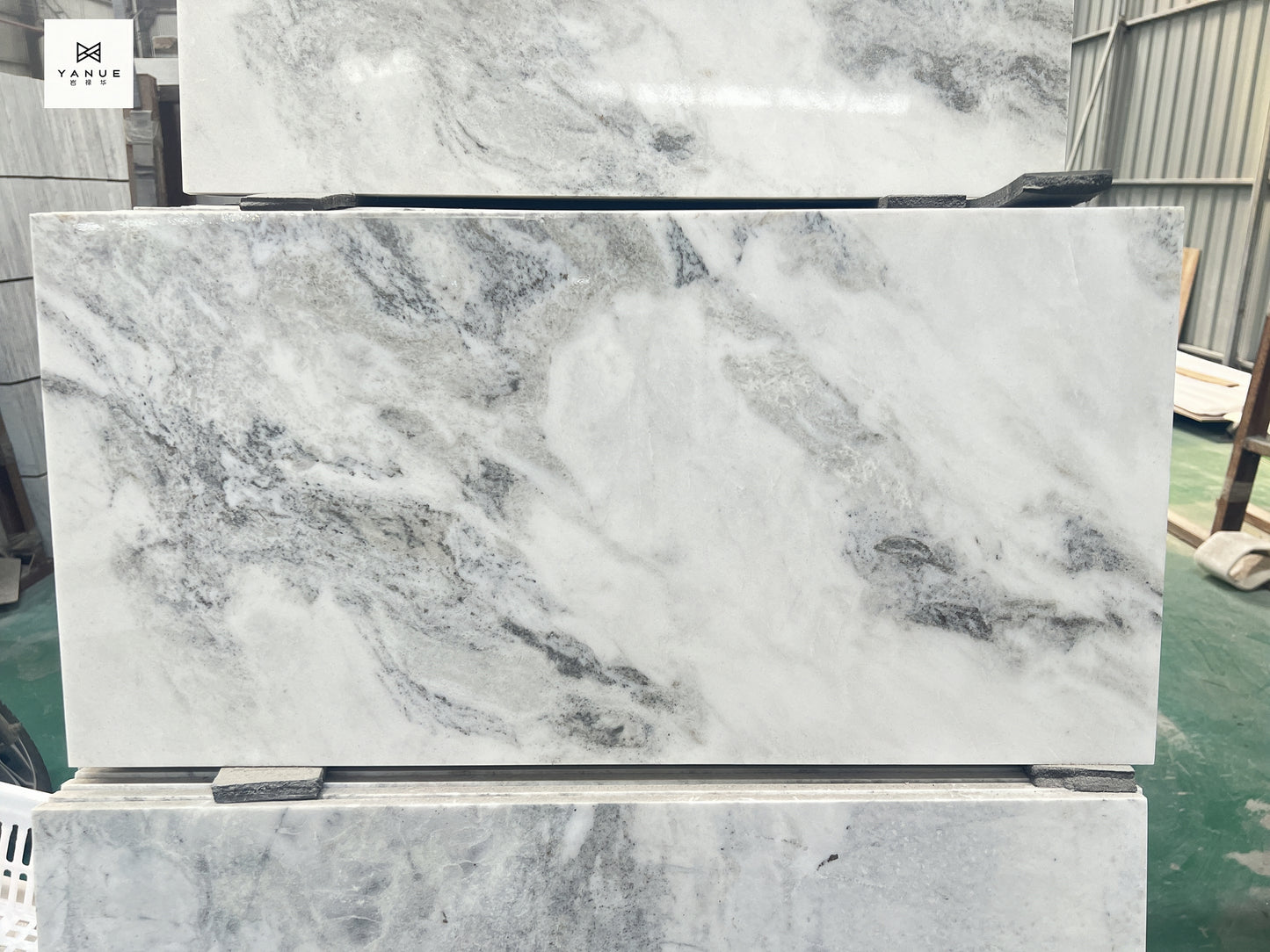 Tile Marble -Applicable to wall and floor-Customized- Calacatta-Warm white