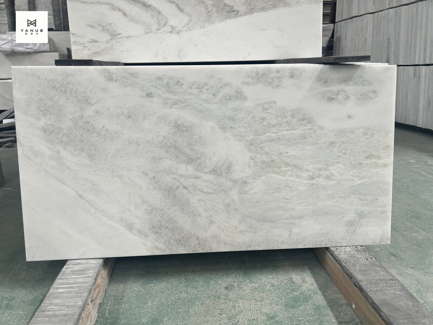 Tile Marble -Applicable to wall and floor-Customized- Calacatta-Warm white