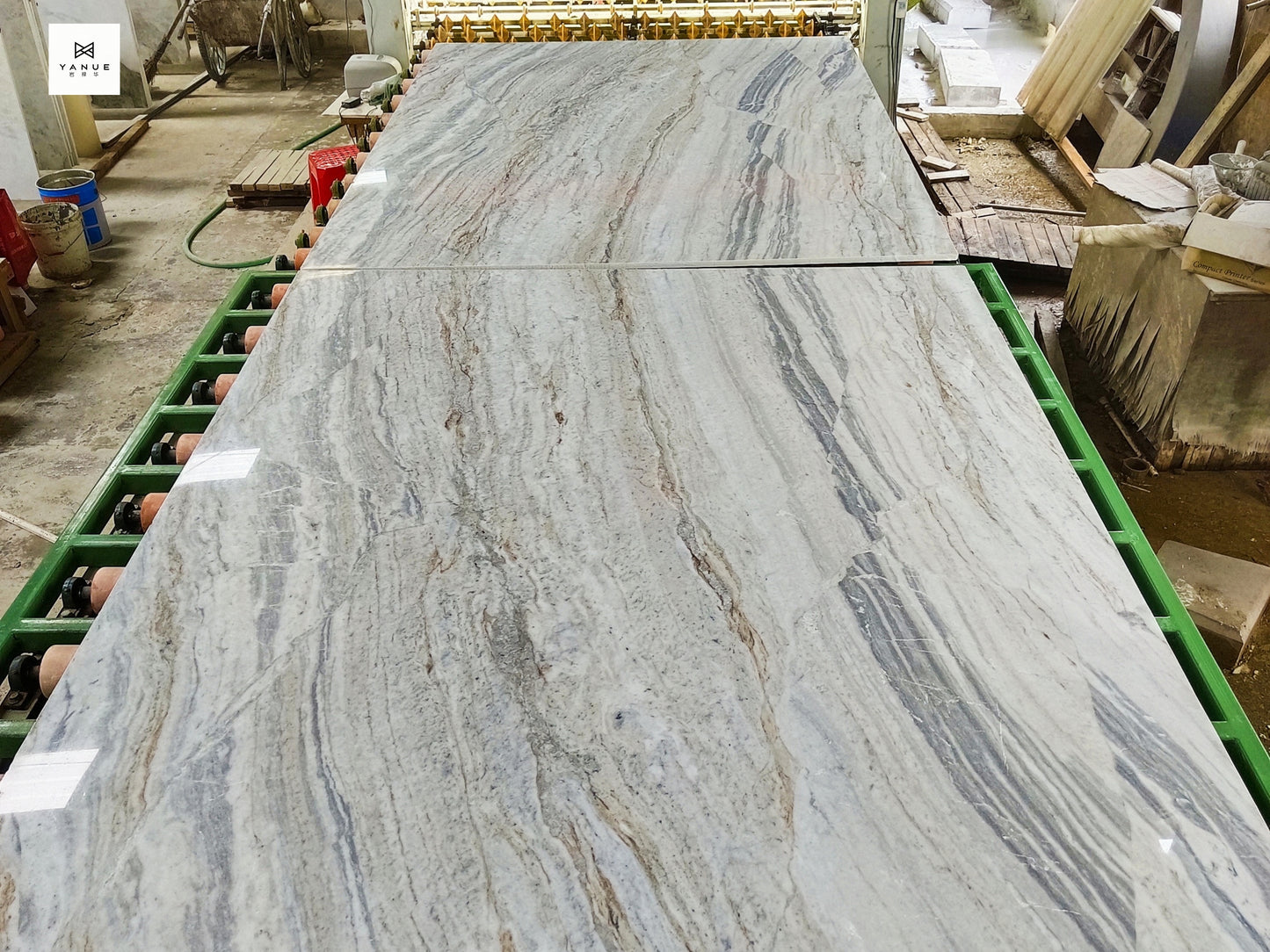 Quarry-White marble -calacatta-azure-With grey blue Veins -Polished Slabs -Warm marble-Villa Interior Decoration-Countertops-walls-floors-Background walls-unique marble