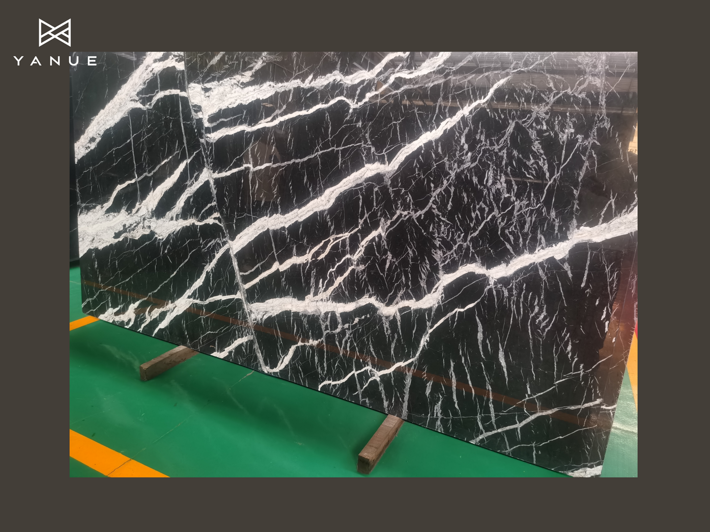 Slab-Nero-Marquina - Classic black and white pattern - Suitable for high-end construction and decoration projects - Luxury decoration - High-quality marble
