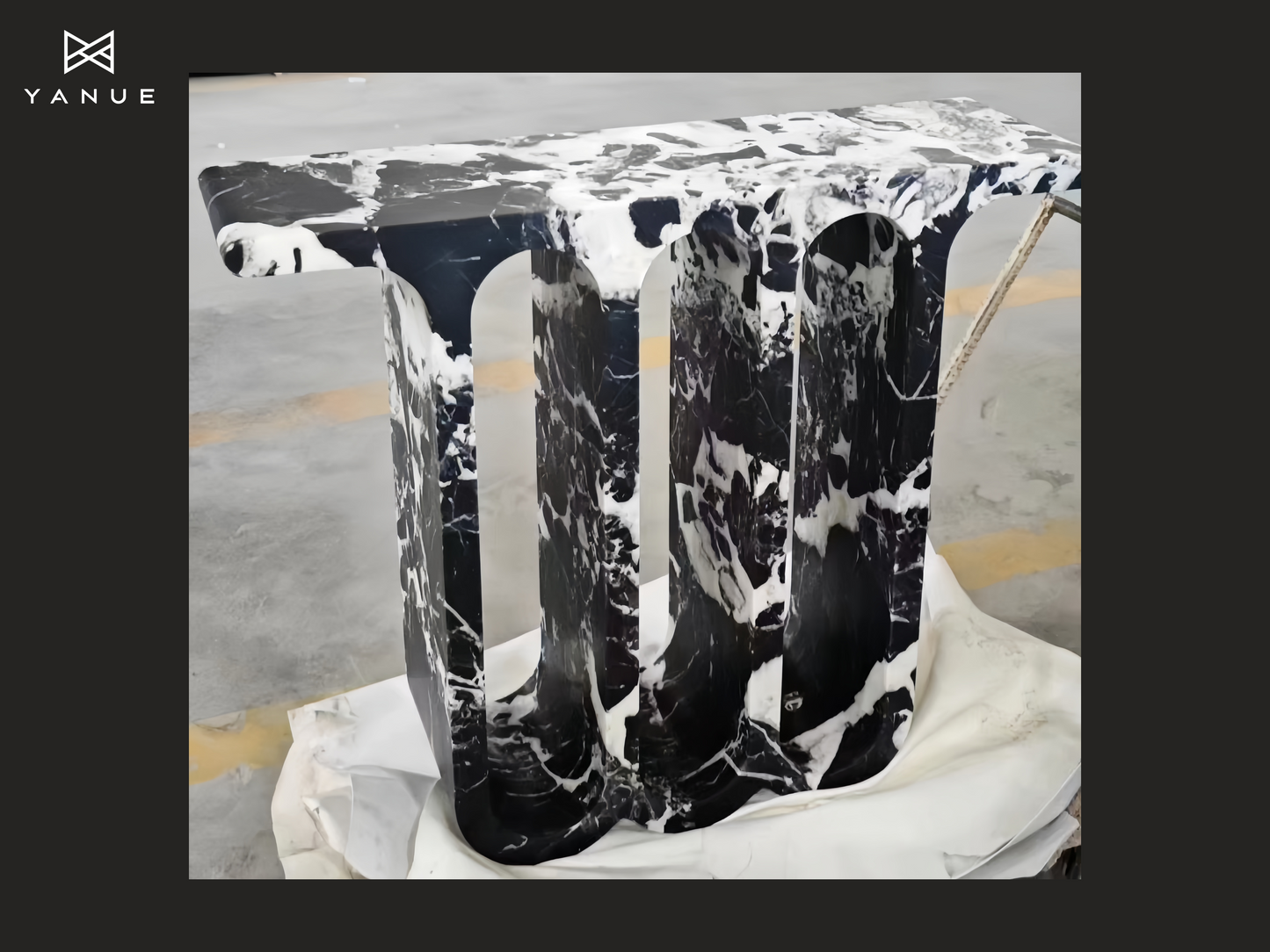 Furniture Table - Viola Black - Interior Decoration - Luxury Decoration - Suitable for Villa Hotel