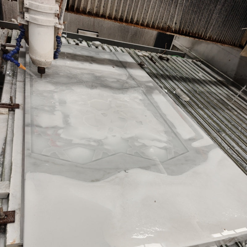 Project-Wall-Marble stone carvings 3d custom modern wall decoration