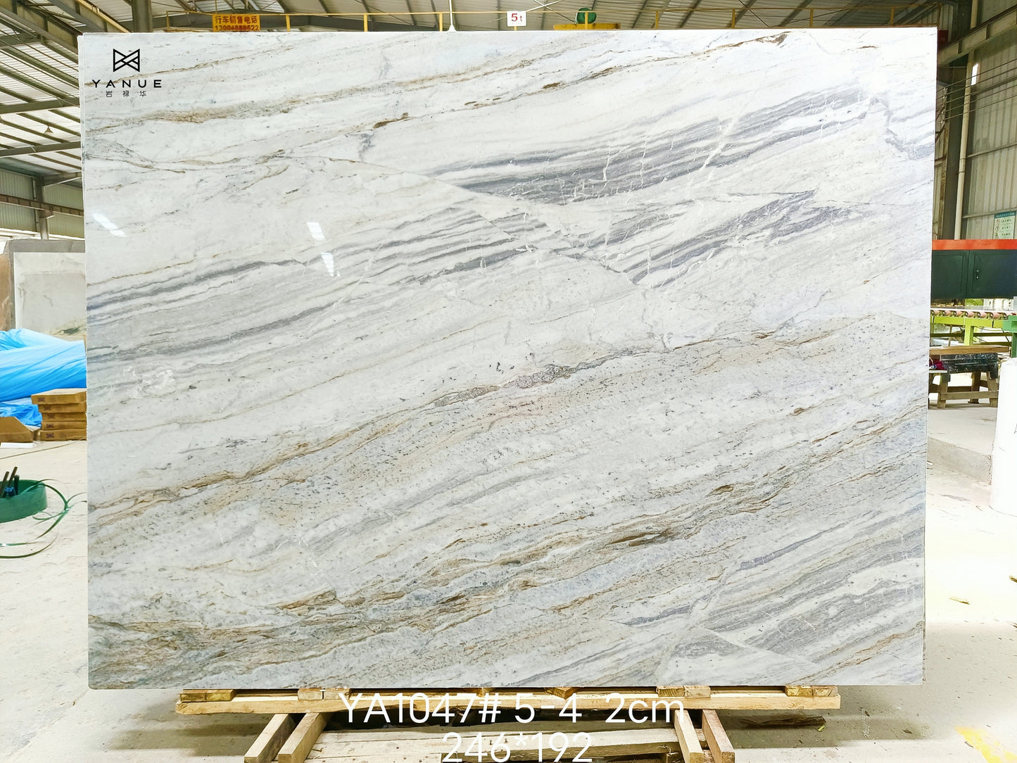 Quarry-White marble -calacatta-azure-With grey blue Veins -Polished Slabs -Warm marble-Villa Interior Decoration-Countertops-walls-floors-Background walls-unique marble