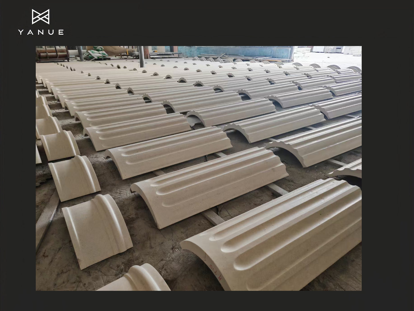 Project-Facade-Roman column body 3D Groove