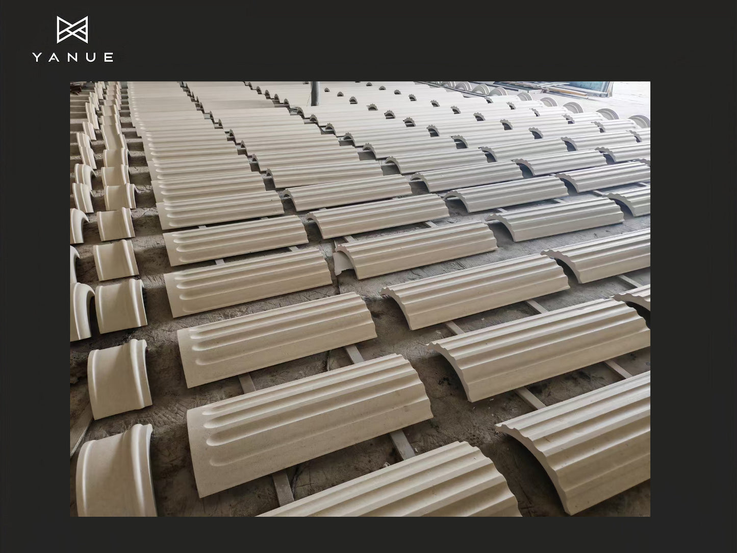 Project-Facade-Roman column body 3D Groove