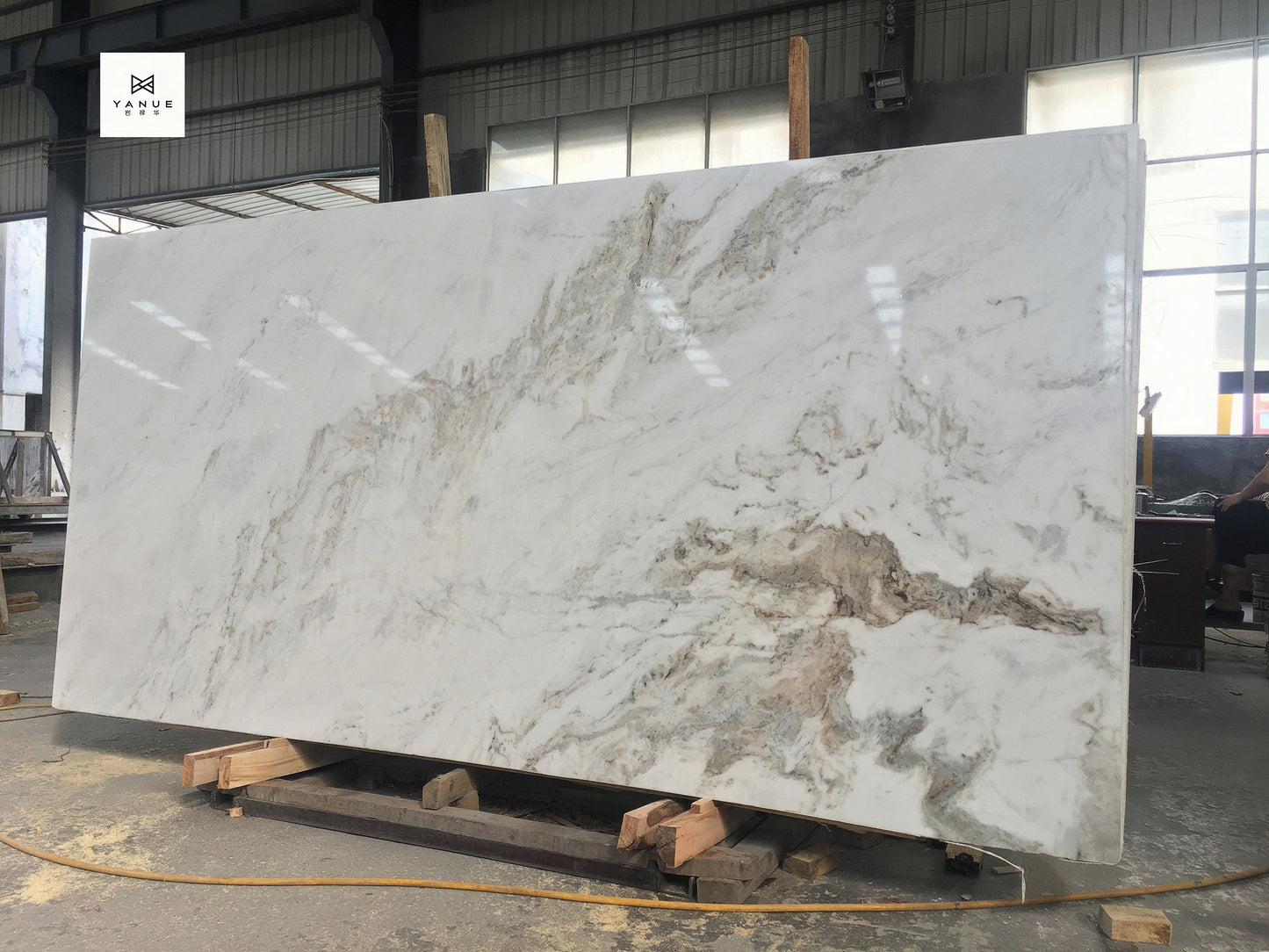 Quarry-White marble -Natural calacatta-With brown Veins -Polished Slabs -Warm marble-Villa Interior Decoration-Countertops-walls-floors-Background walls-unique marble