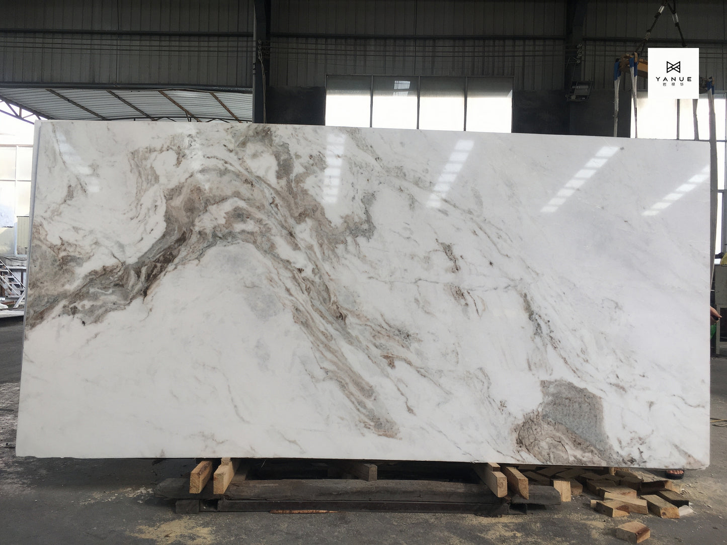 Quarry-White marble -Natural calacatta-With brown Veins -Polished Slabs -Warm marble-Villa Interior Decoration-Countertops-walls-floors-Background walls-unique marble