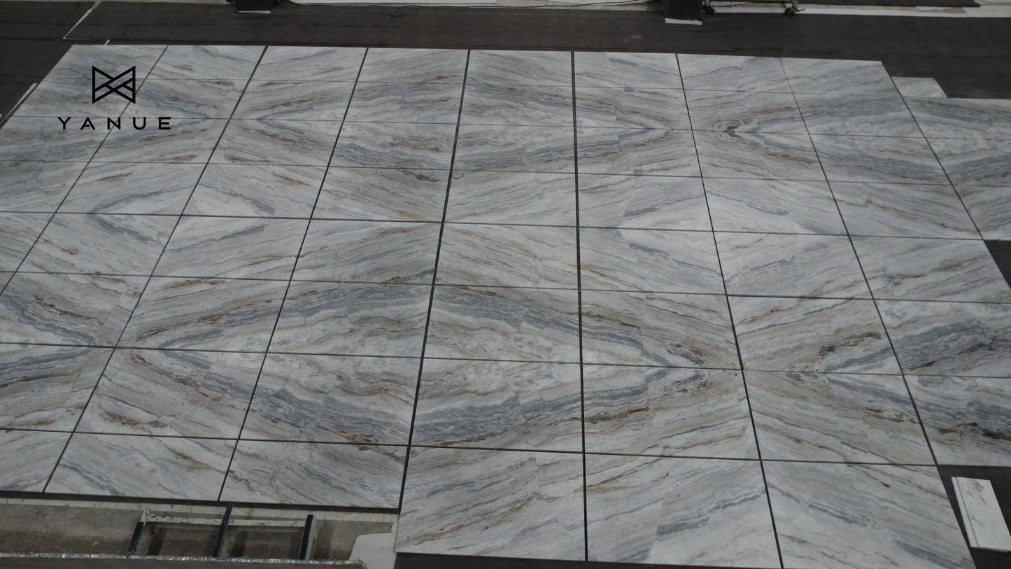 Quarry-White marble -calacatta-azure-With grey blue Veins -Polished Slabs -Warm marble-Villa Interior Decoration-Countertops-walls-floors-Background walls-unique marble