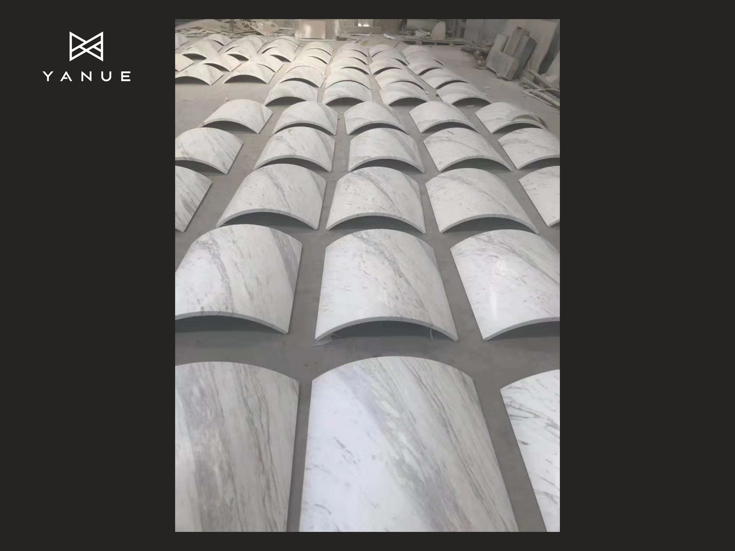 project-column- Natural stone -Special shape, arc shape-Indoor and outdoor decoration -Customized-Design