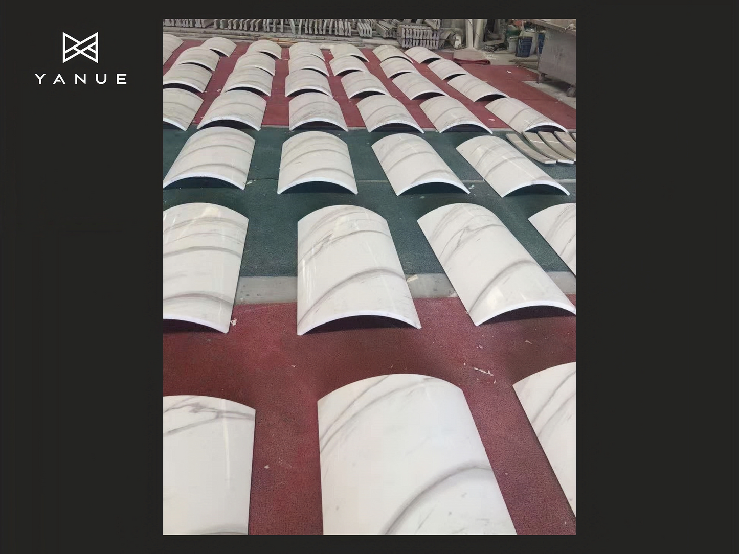 project-column- Natural stone -Special shape, arc shape-Indoor and outdoor decoration -Customized-Design
