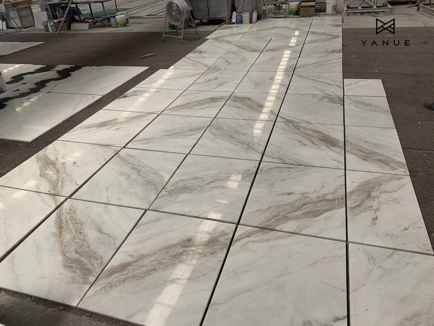 Tile Marble  -Applicable to wall and floor-Customized- Calacatta-Warm white