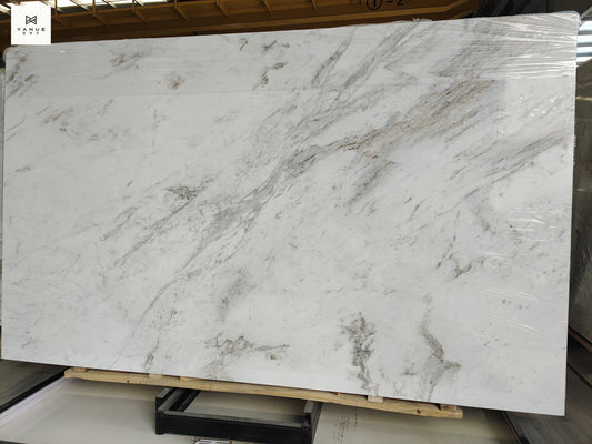 Quarry-White marble -Natural calacatta-With brown Veins -Polished Slabs -Warm marble-Villa Interior Decoration-Countertops-walls-floors-Background walls-unique marble