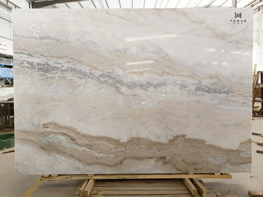 Quarry-White marble -Natural calacatta-With brown Veins -Polished Slabs -Warm marble-Villa Interior Decoration-Countertops-walls-floors-Background walls-unique marble