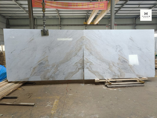 Quarry-White marble -Natural calacatta-With brown Veins -Polished Slabs -Warm marble-Villa Interior Decoration-Countertops-walls-floors-Background walls-unique marble