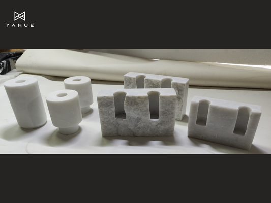 Crafts-Stone Candle Holders-Calacatta-High-end Customization-Interior Decoration