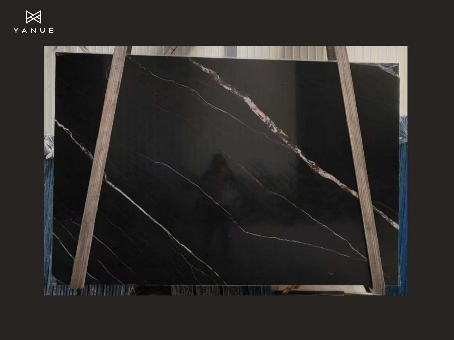 Slab-Nero-Marquina - Classic black and white pattern - Suitable for high-end construction and decoration projects - Luxury decoration - High-quality marble