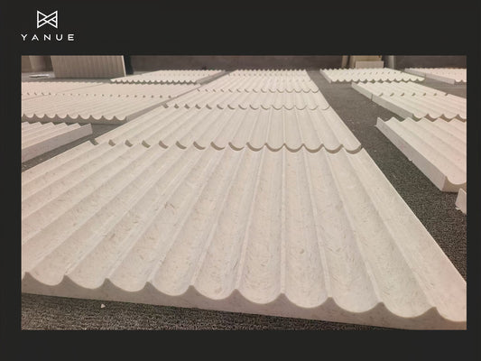 Project-Facade-Arch line limestone customized carved|Yanuestone