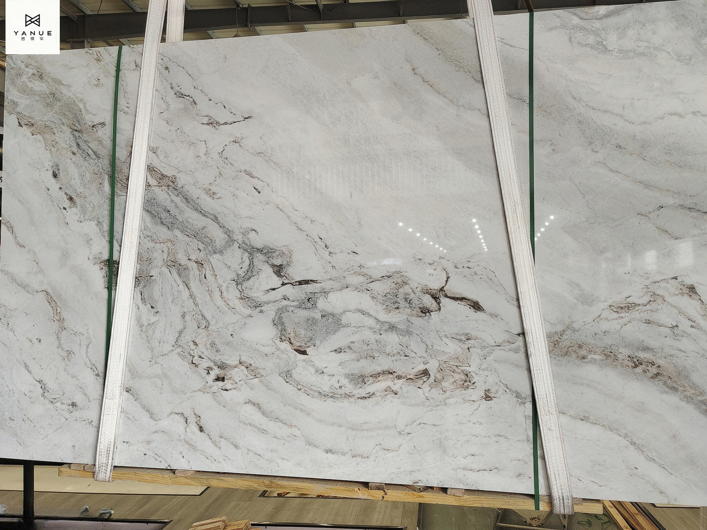 Quarry-White marble -Natural calacatta-With brown Veins -Polished Slabs -Warm marble-Villa Interior Decoration-Countertops-walls-floors-Background walls-unique marble