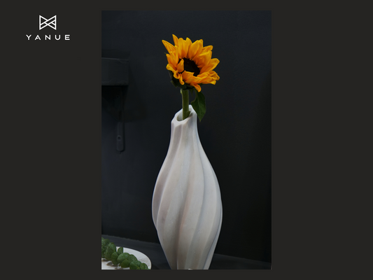 Crafts-Calacatta White-High-end Customization-Natural Stone Vase-Interior Decoration-Villa Hotel