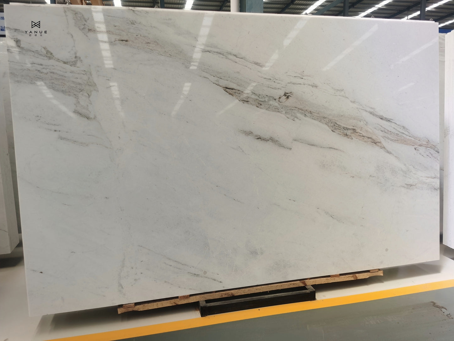 Quarry-White marble -Natural calacatta-With brown Veins -Polished Slabs -Warm marble-Villa Interior Decoration-Countertops-walls-floors-Background walls-unique marble